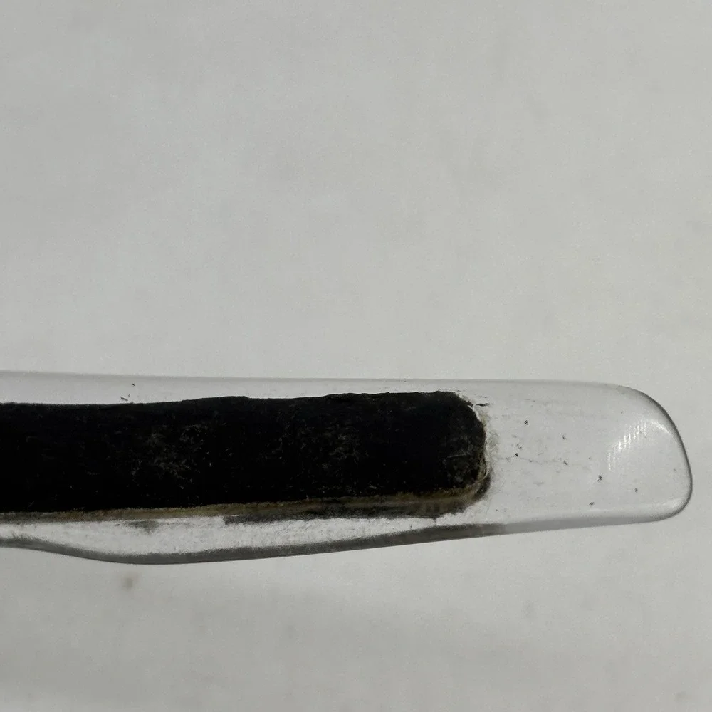 Oakley Turbine Rotor Clear Sunglasses Broken Hinge And Missing Nose Pads